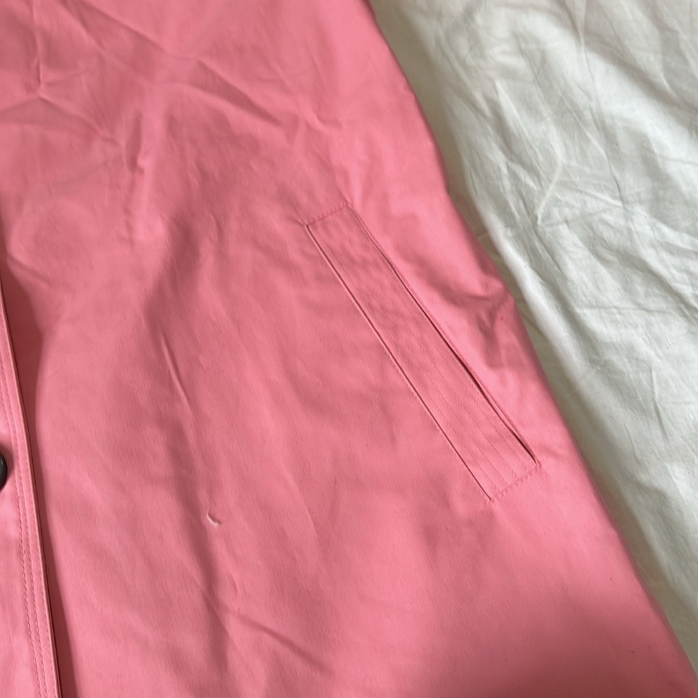 Talbots Pink Spring Button Down Jacket Size 4 100… - image 5